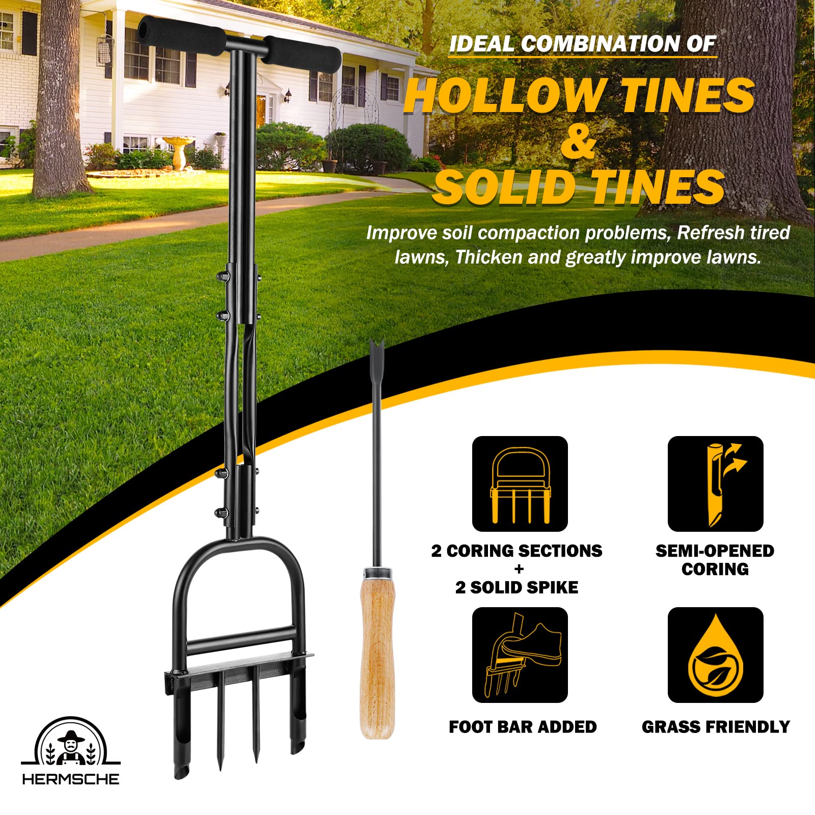 Hermsche heavy-duty construction supports up to 200 lbs of soil and repeated use