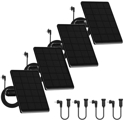 Hertekdo Blink Outdoor 4th Gen 6W panel captures sun for steady power