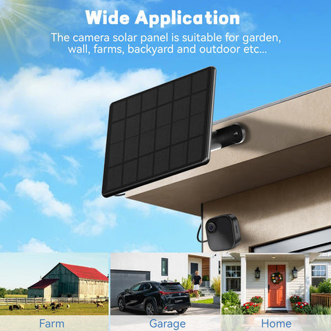 Hertekdo four-panel kit supports multiple Blink cameras