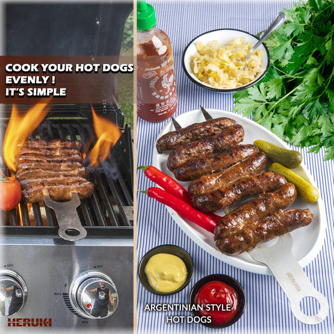 HERUKI shawarma skewers great for large portions and even grilling
