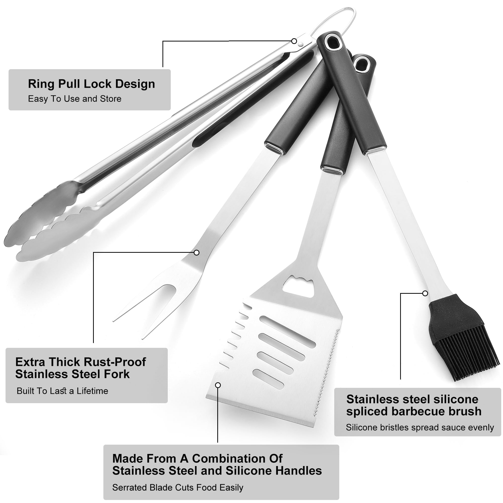 HE-SANQI basting brush for even sauce distribution.