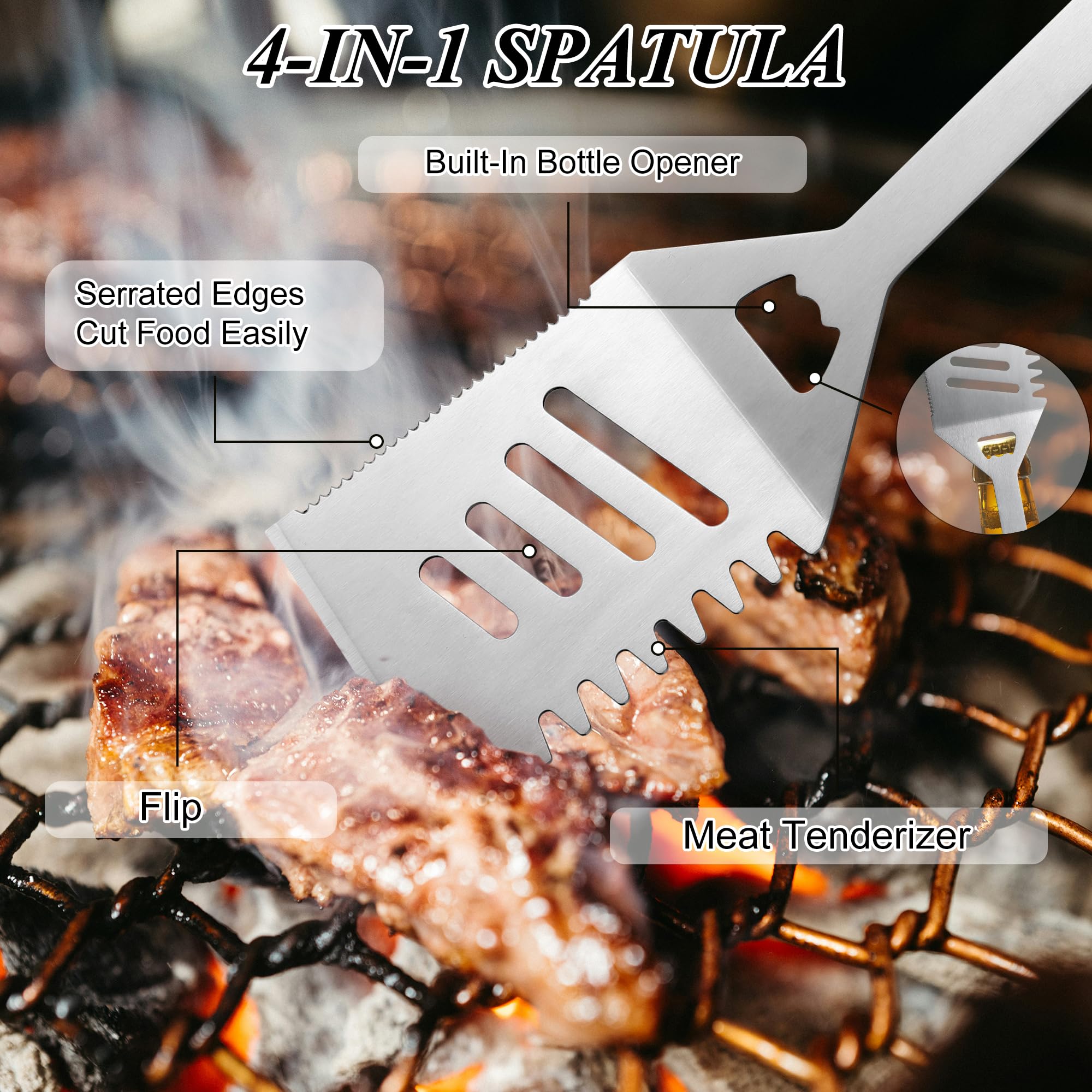 HE-SANQI gift box packaging ideal for grill lover gifts.