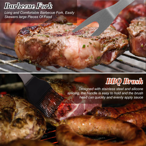HE-SANQI 4-in-1 spatula with serrated edge for precise cuts and grease control.