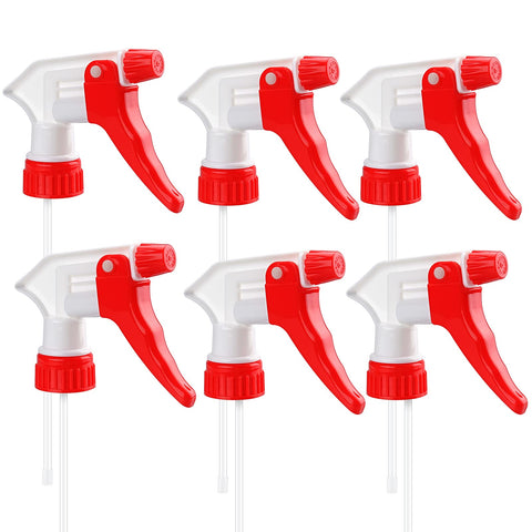 Hethyo heavy-duty spray nozzle set compatible with most bottles for easy replacement.