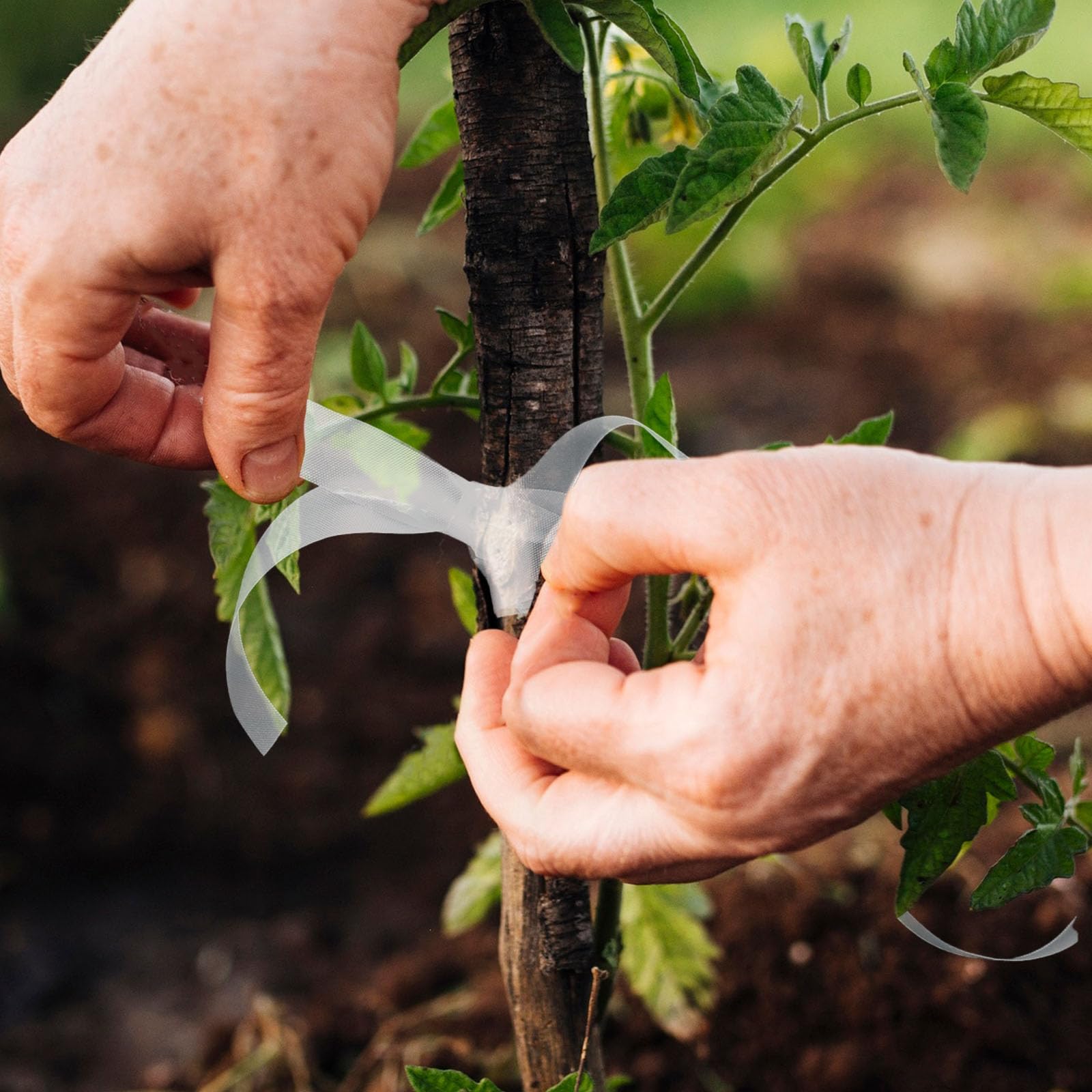 HEVSTIL multipurpose plant tie white 82ft for quick garden fixes.