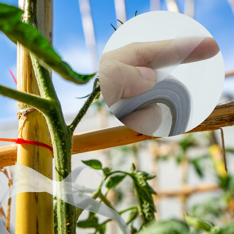 HEVSTIL plant clip tape white 82ft helps secure garden stems safely.