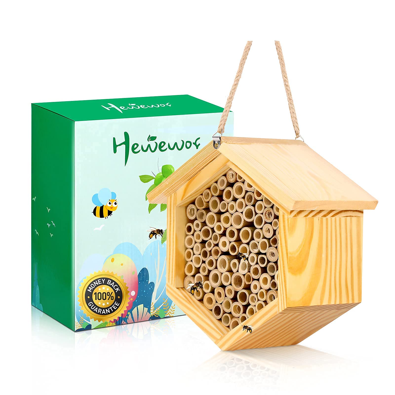 HEWEWOR gift-ready packaging appeals to bee lovers and gardeners