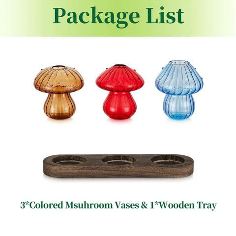 Hewory mushroom propagation vase gift set packaging.