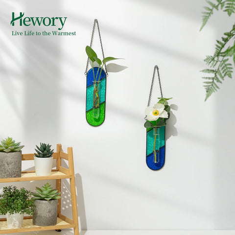 Hewory window display adds color to kitchen or office spaces.