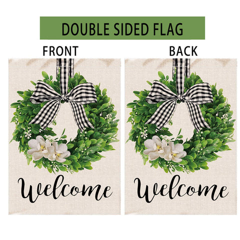 Hexagram weather-resistant yard flag withstands rain, snow, sun for year-round decoration