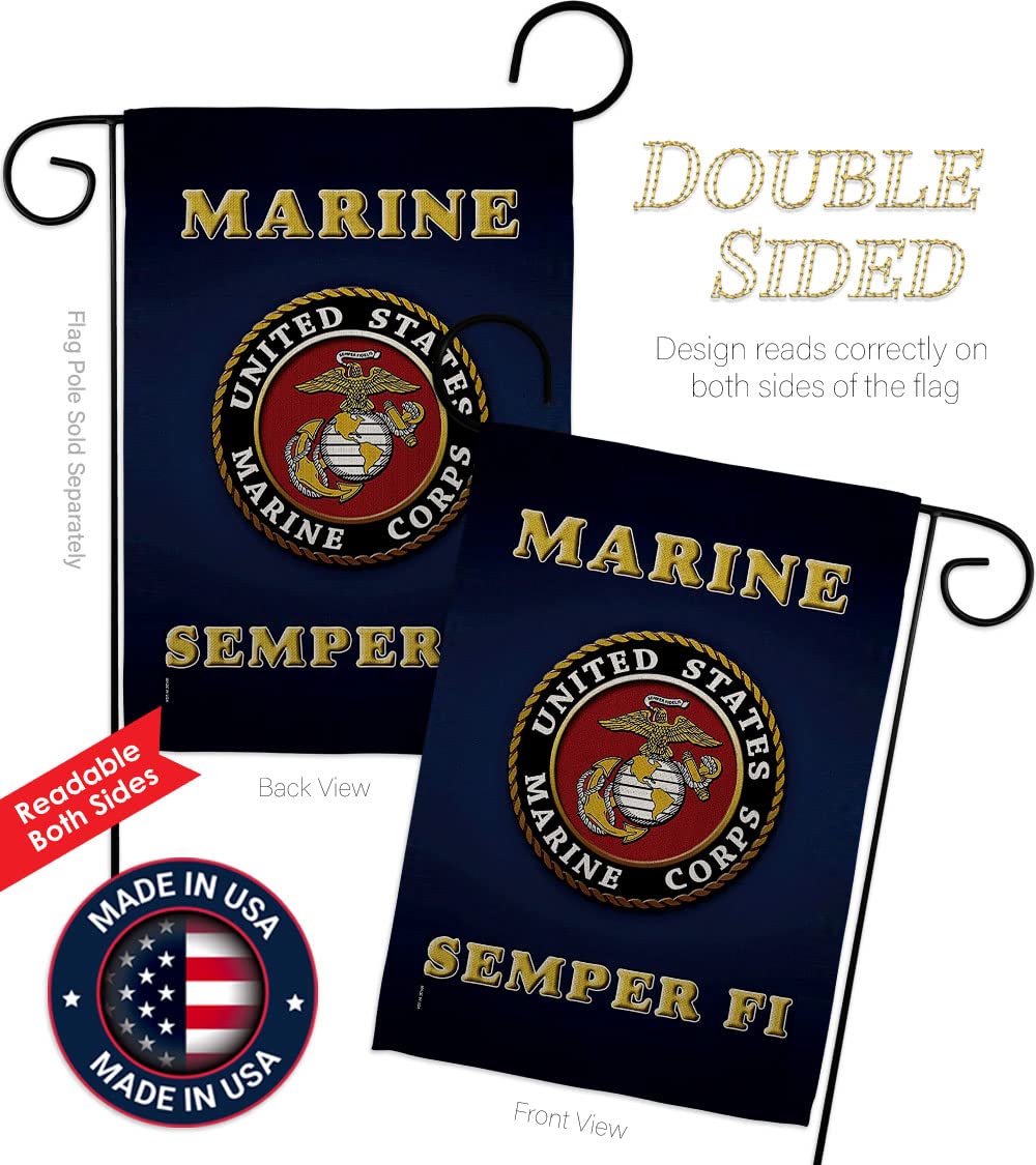 Hexagram USMC flag weatherproof and fade-resistant for outdoor use