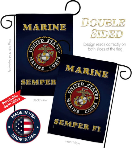 Hexagram USMC flag weatherproof and fade-resistant for outdoor use