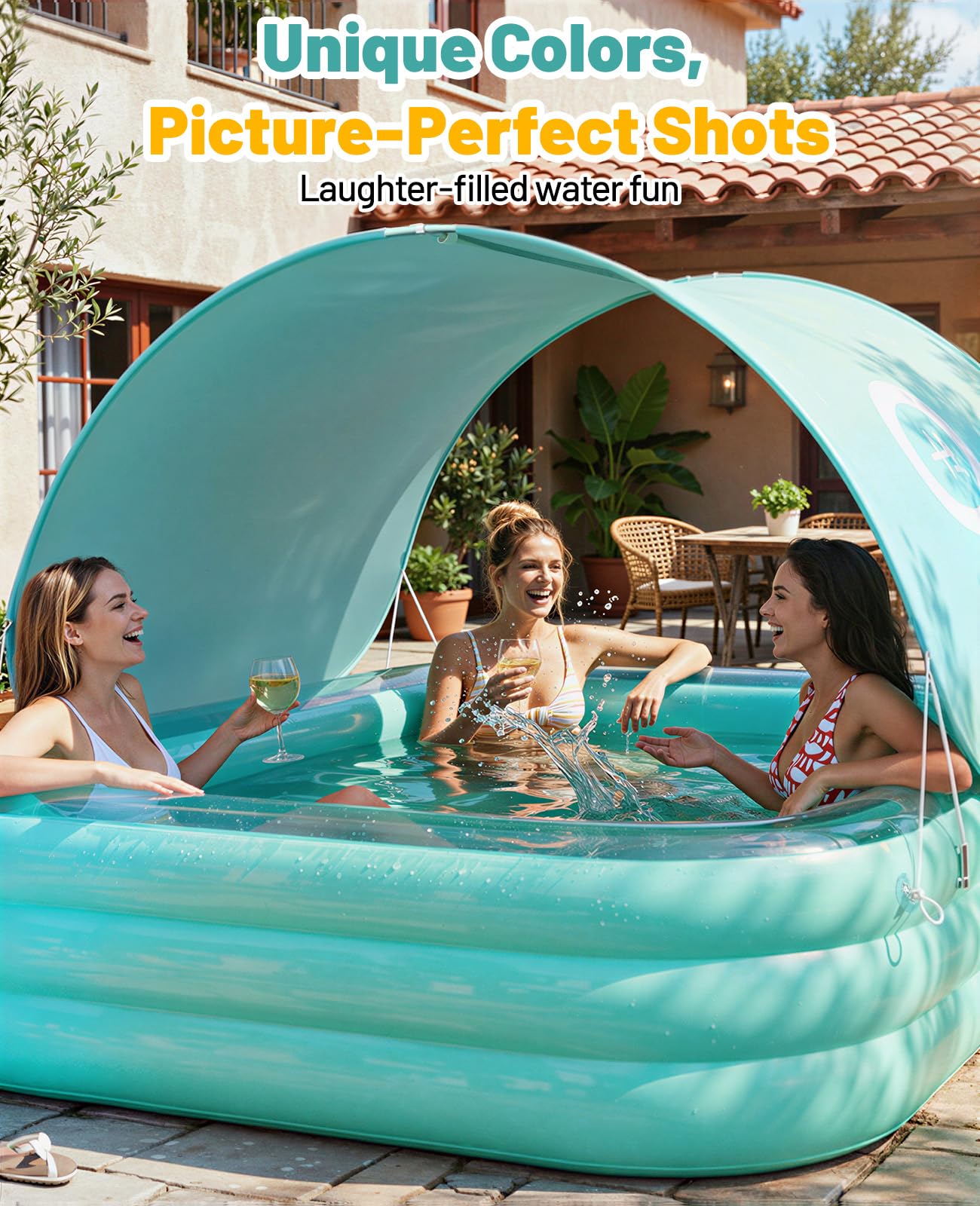 HeySplash pool doubles as a ball pit or sandbox for extra play.