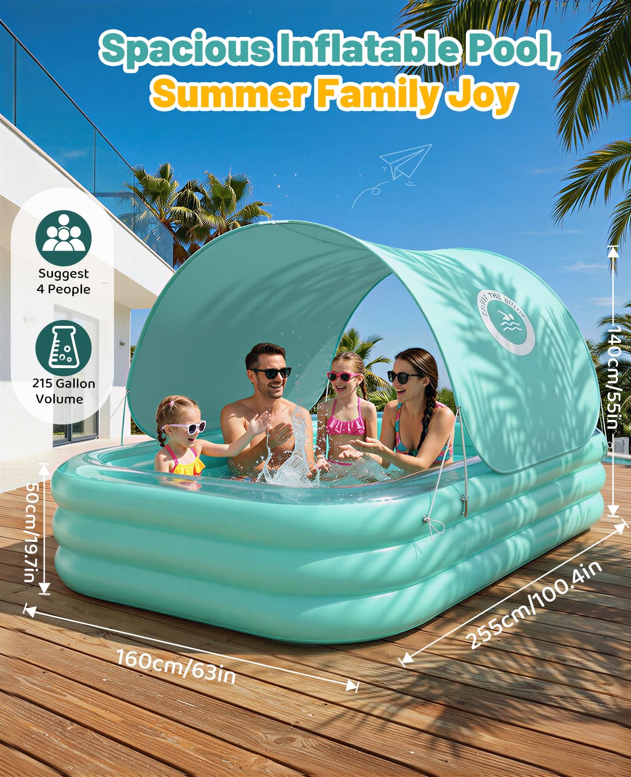 HeySplash three-chamber design enhances stability and leak safety.