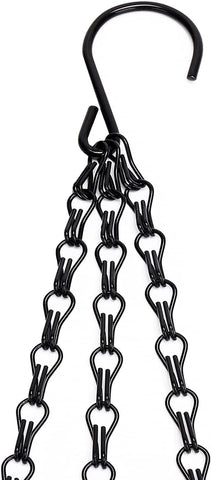 Heybe adjustable hooks for customizing height of baskets or lanterns.