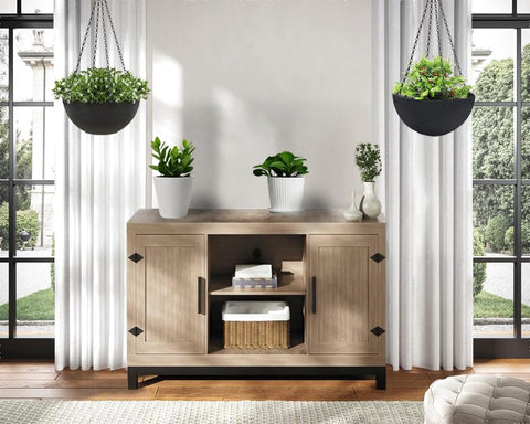 Heybe lantern and planter hanger for indoor or outdoor decor