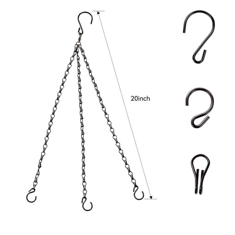 Heybe three-point 20-inch hanging chain with adjustable length for versatile setups.