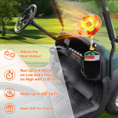HEYDUOTON cup-holder integration stabilizes drinks while staying warm.