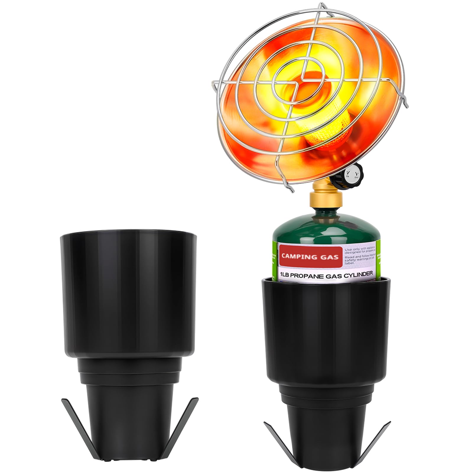 HEYDUOTON propane golf cart heater compact design provides instant warmth for chilly rounds.