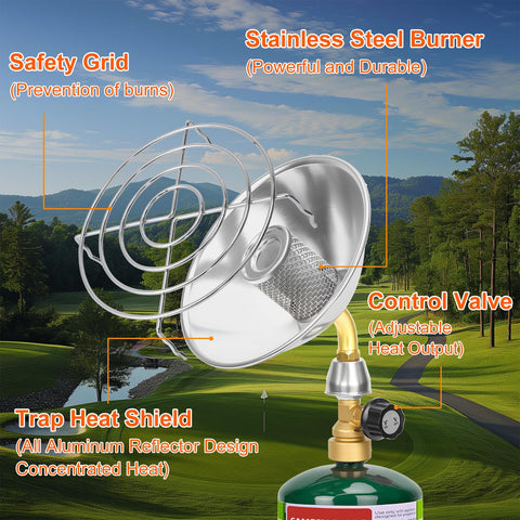 HEYDUOTON exterior face guard enhances safety during outdoor use.