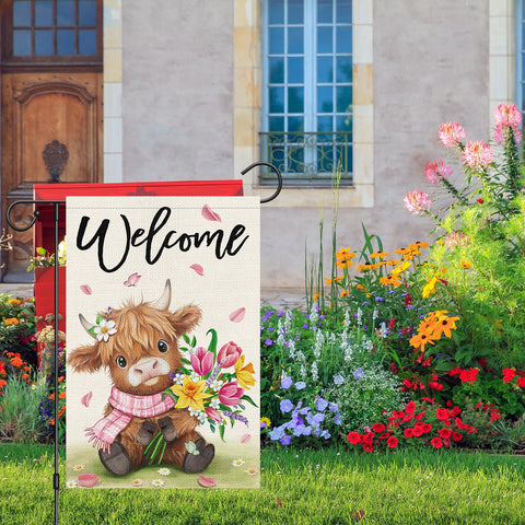 Heyfibro Cow Lovers Gift Flag makes a thoughtful seasonal present.