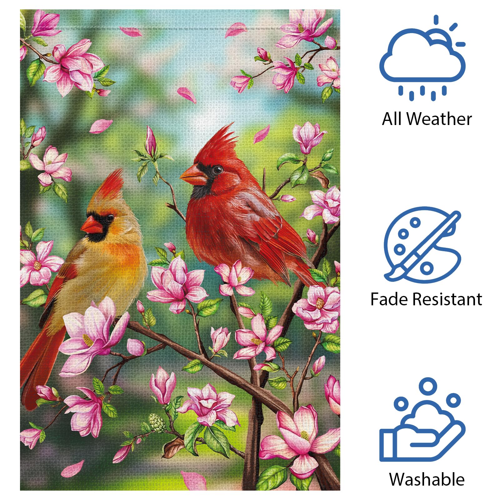 Heyfibro flag with a 2-inch hanging sleeve fits standard flagpoles
