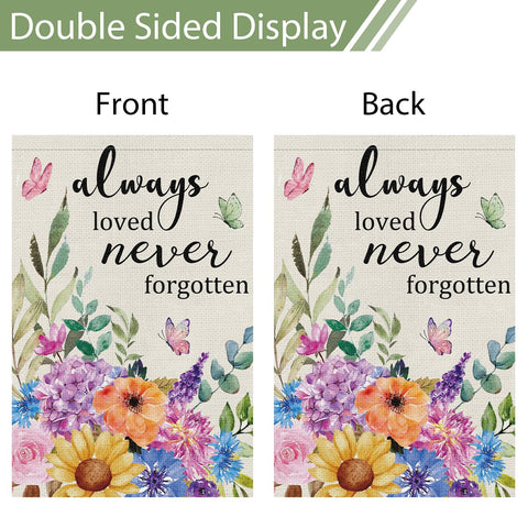 Heyfibro memorial remembrance garden flag for cemeteries and gardens
