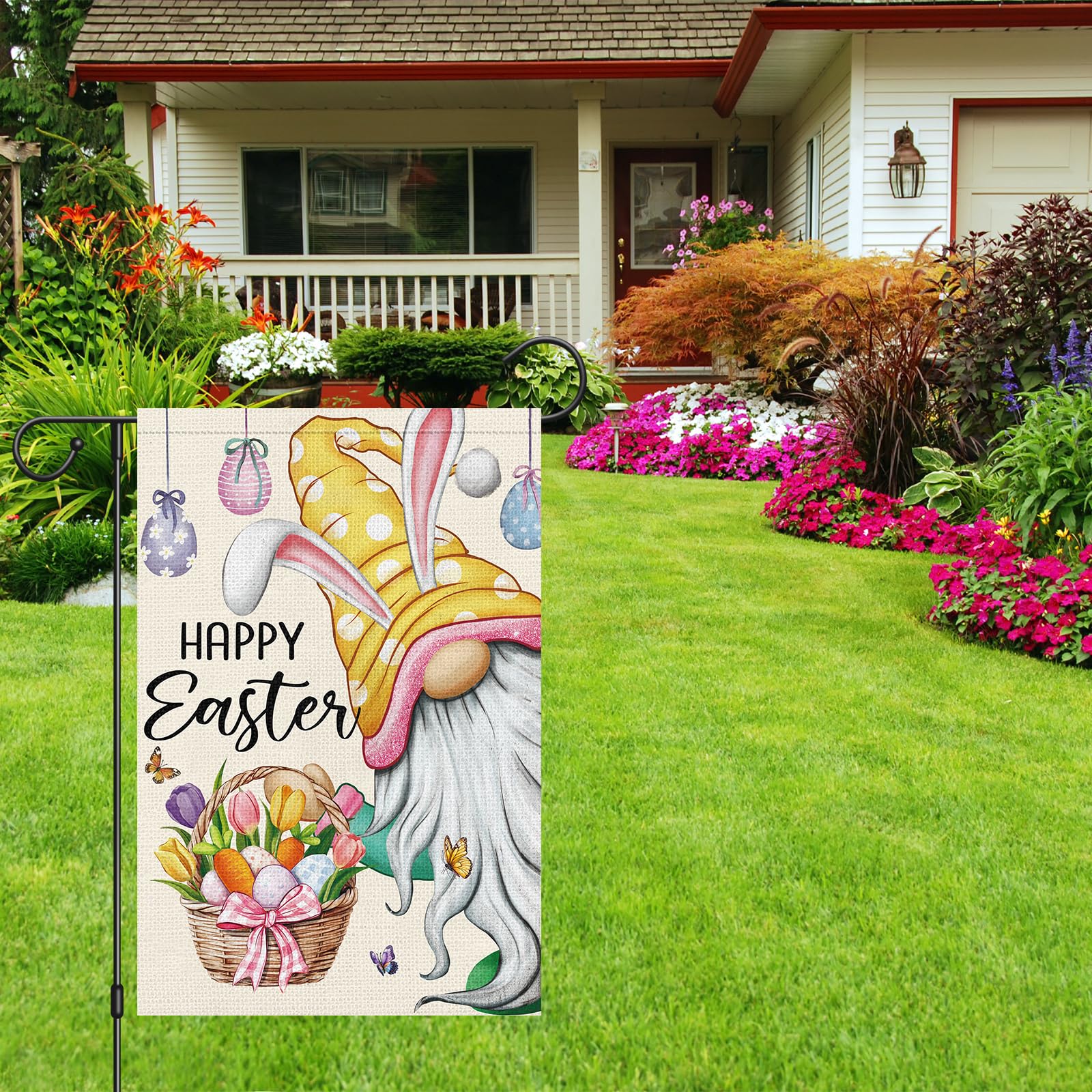 Heyfibro weather-resistant polyester flag for year-round outdoor use