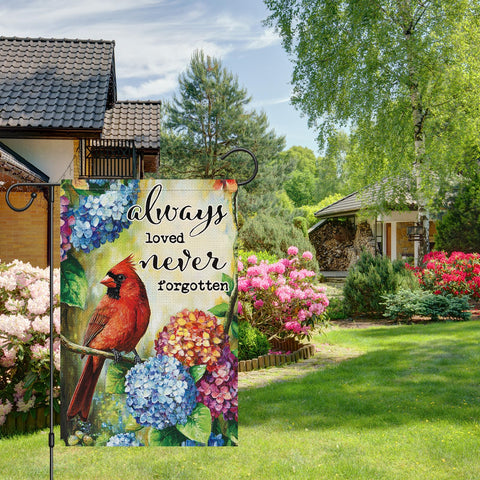 Heyfibro outdoor yard flag suitable for patios decks and garden displays.