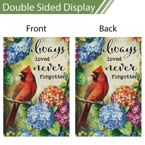 Heyfibro spring garden flag 12x18 enhances porch and yard seasonal decor.