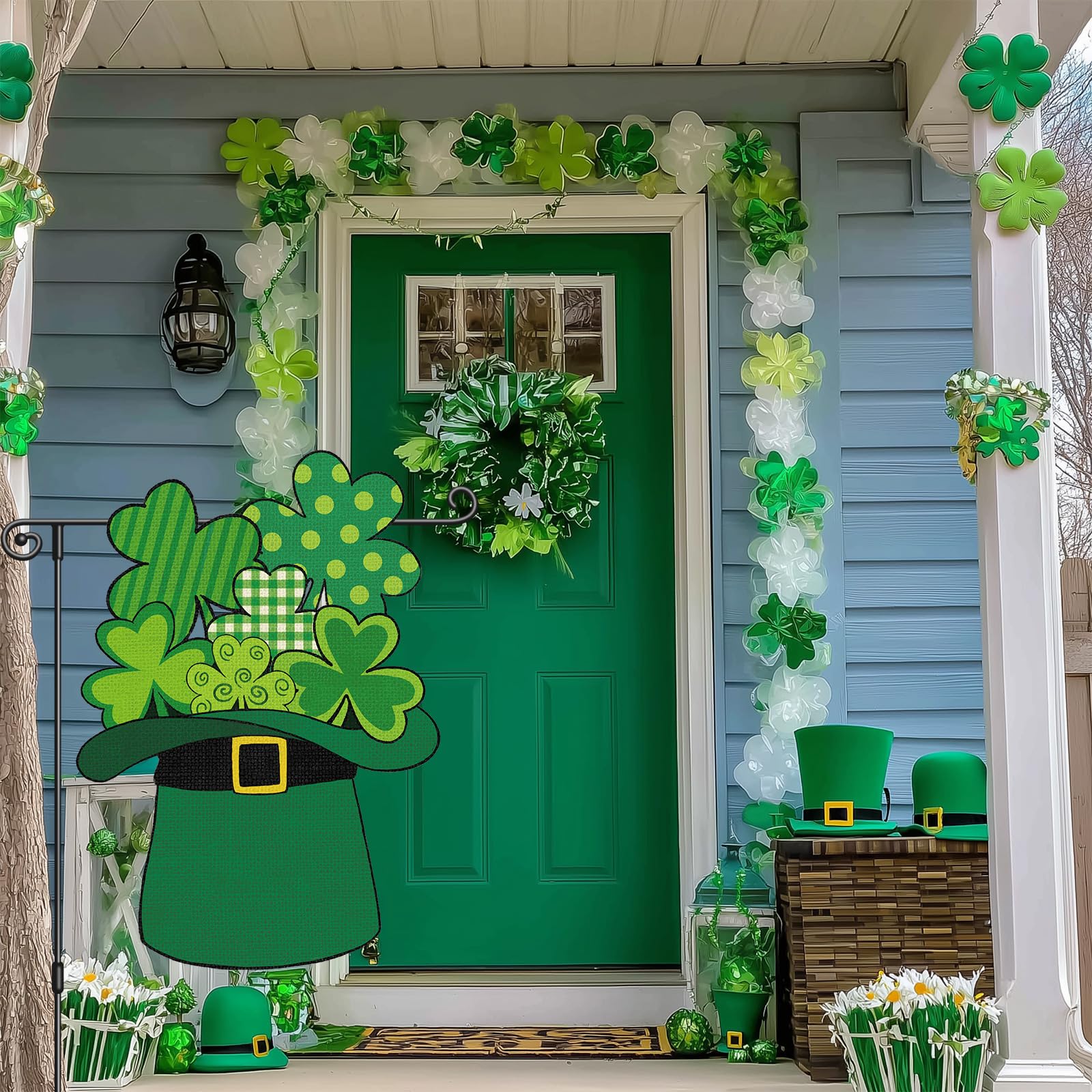 Heyfibro St Patrick's Day decor flag makes a thoughtful holiday gift.