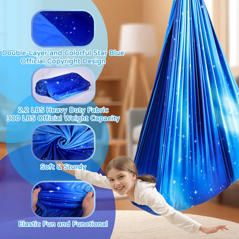 Heyfriday sensory swing suitable for both indoor and outdoor spaces