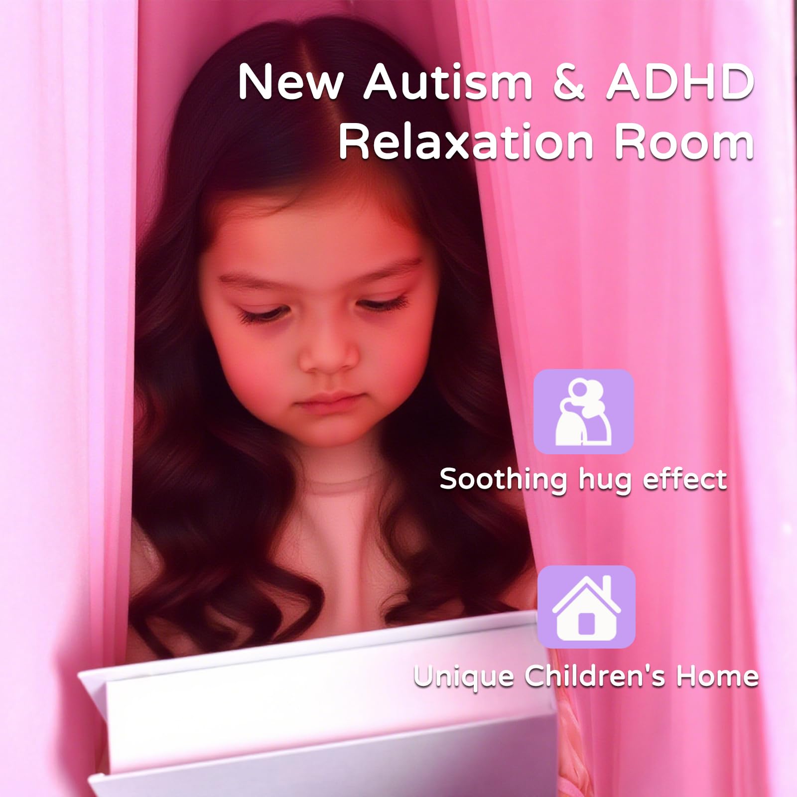 Heyfriday sensory swing kids and adults using the double layer fabric for comfort