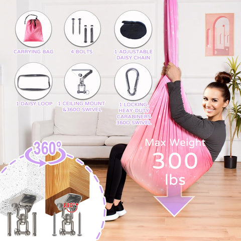 Heyfriday sensory swing weight capacity 300 lbs for versatile fun