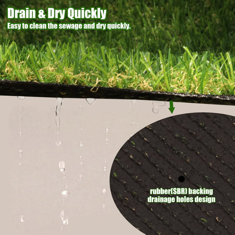 Heyroll pet-friendly artificial grass safe for dogs and low maintenance
