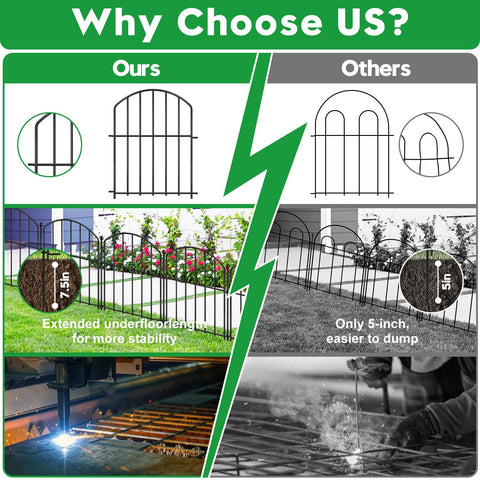 HEYRSUN garden border plug-gap helps tidy and protect beds