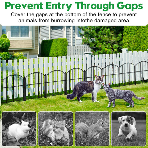 Heyrsun pet barrier keeps dogs and rabbits out of beds while preserving scenery.