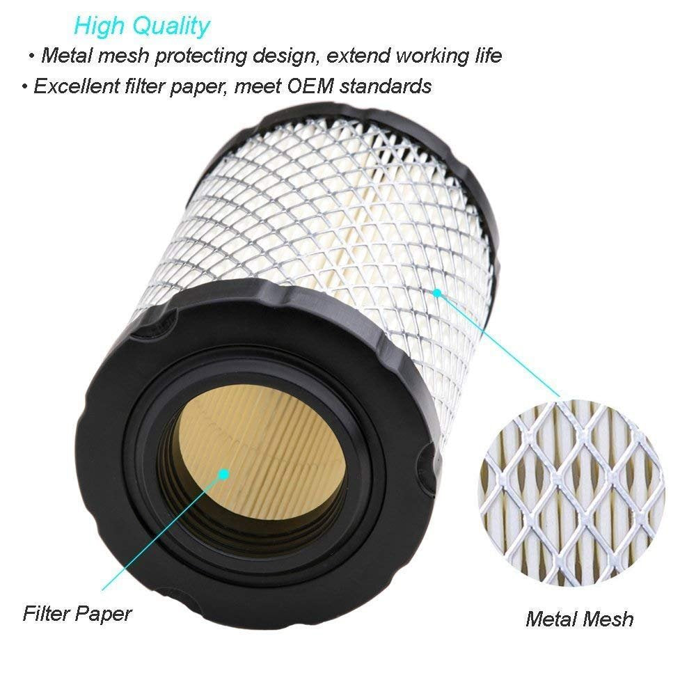 HEYZLASS 2-pack air filter front-view ready for installation