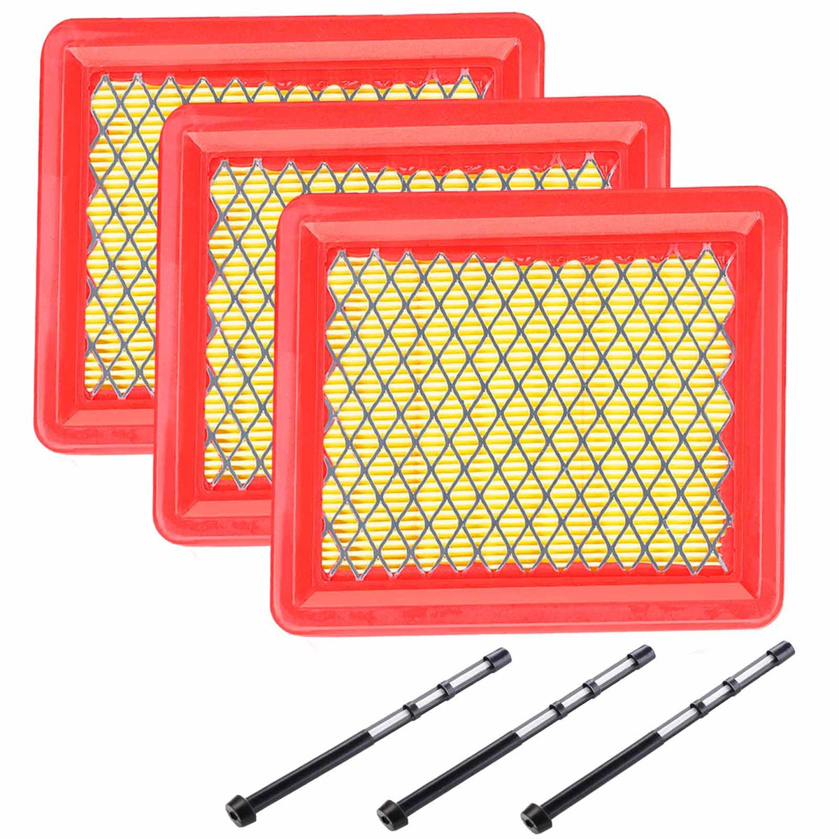 HEYZLASS 3Pack air filters box front for Cub Cadet compatibility and easy replacement