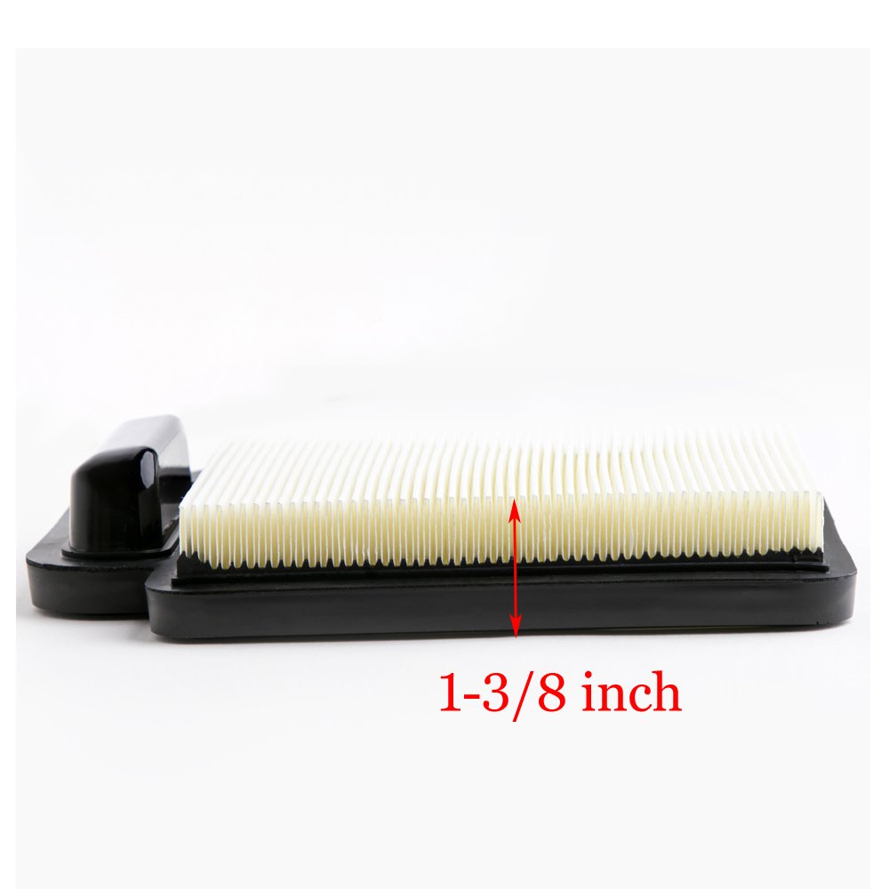 HEYZLASS air filter with dimensions 6-3/4 by 5-3/8 by 1-3/8 inches for a snug mower fit