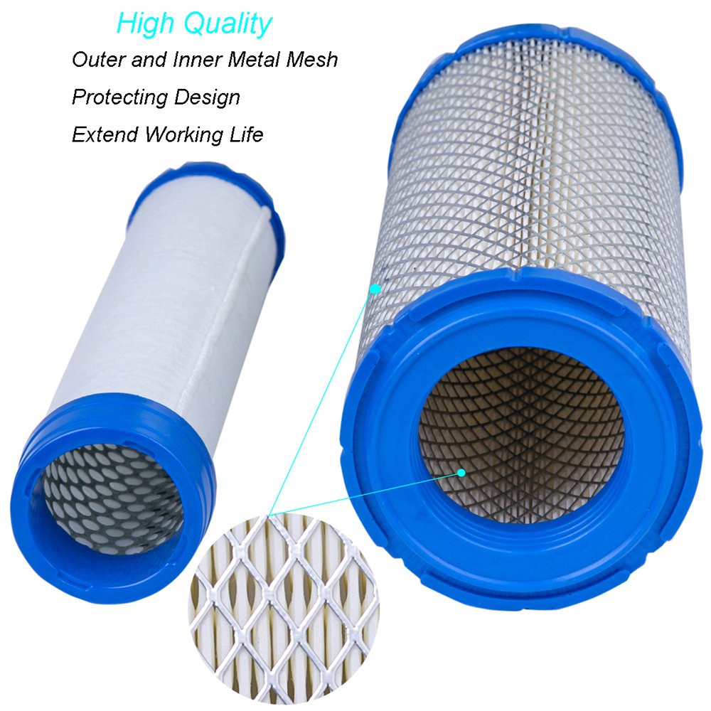 HEYZLASS packaging showing inner and outer filters for easy installation