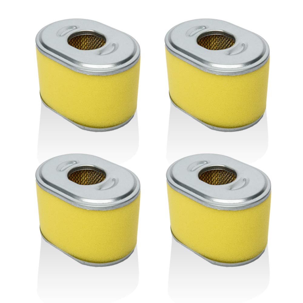 HEYZLASS air-filter packaging shows a four-pack for Honda GX engines, ready for replacement.