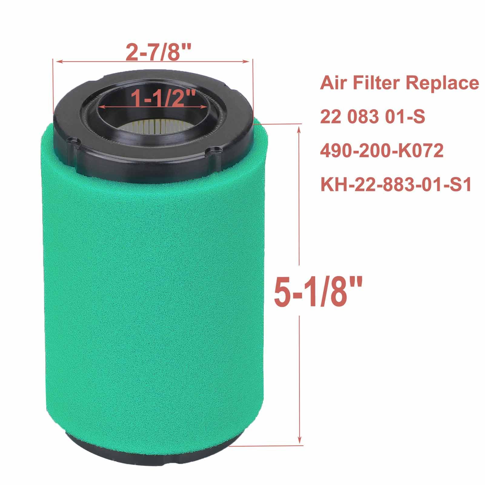 HEYZLASS KH-22-883-01-S1 air filter closeup showing pleated media for efficient airflow.
