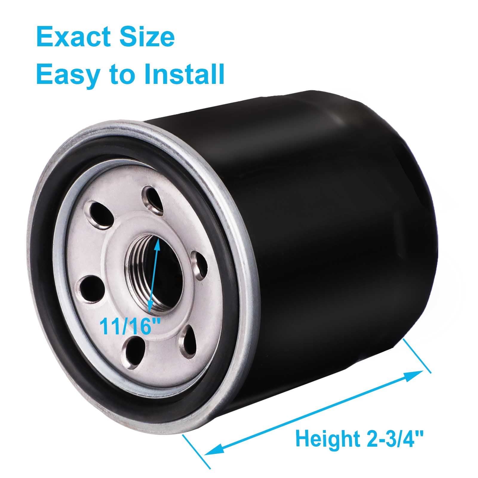 HEYZLASS easy-install illustration highlights quick replacement on riding mowers