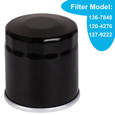 HEYZLASS two-pack oil filter for Toro Timecutter packaging highlights easy replacement