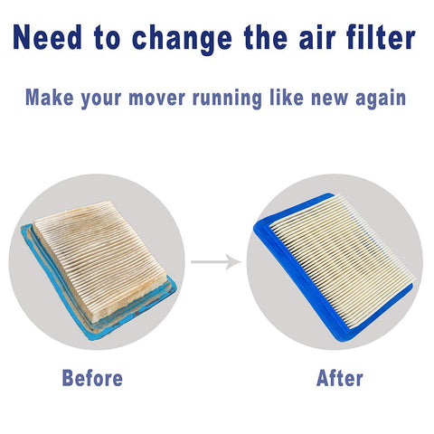 HEYZLASS pack of 10 air filters supports budget-friendly upkeep.