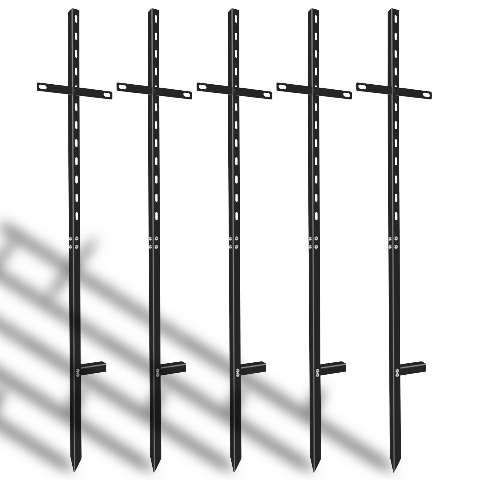 Hezaosth T Bar yard sign stake 46inch for durable outdoor displays in any garden or lawn