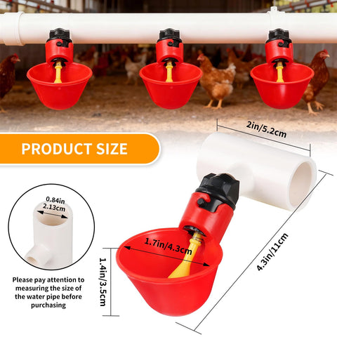 HFarming PVC tee fittings closeup highlight sturdy connections for leak minimization.