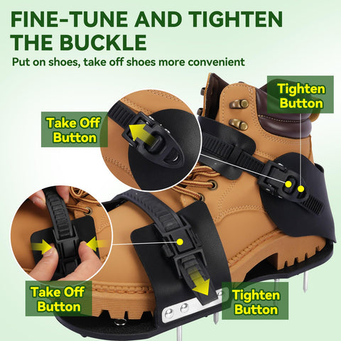 HFH 2-in-1 aerator and epoxy shoes for lawn and DIY tasks