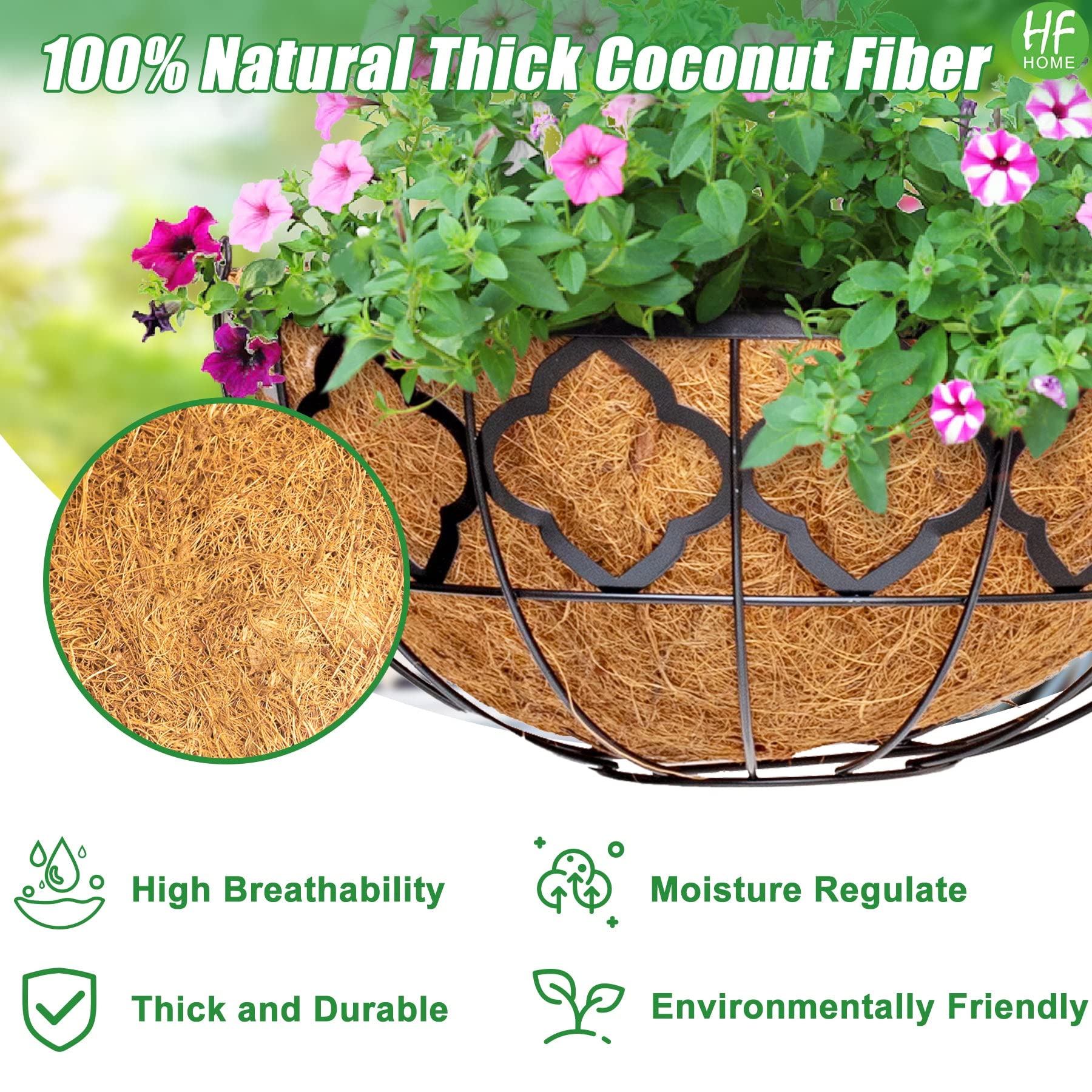 HFHOME popular with garden lovers for versatile round liner use.